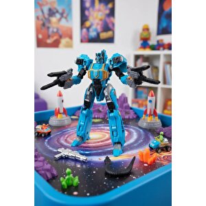 Lisanslı Dragon Force 3 Razorclaw Wolfbot Oyuncak – Dönüşebilir 37 Cm