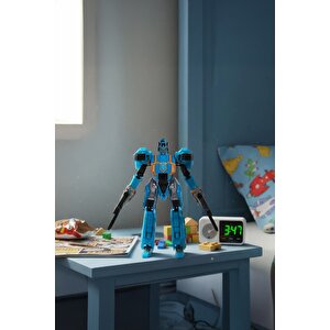 Lisanslı Dragon Force 3 Razorclaw Wolfbot Oyuncak – Dönüşebilir 37 Cm
