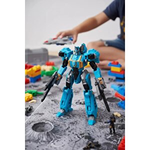 Lisanslı Dragon Force 3 Razorclaw Wolfbot Oyuncak – Dönüşebilir 37 Cm
