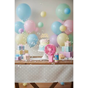 Lisanslı El Tipi Baloncuk Oyuncak Pembe 18 Cm – Taşınabilir Açık Hava Eğlencesi