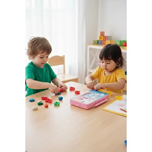 Lisanslı 24 Renk Oyun Hamuru Seti Pembe – Eğitici Ve Yaratıcı Modelleme Seti 15,6 Cm