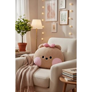 Lisanslı Minini Koleksiyonu Chonini Baş Şeklinde Yastık – 43 Cm