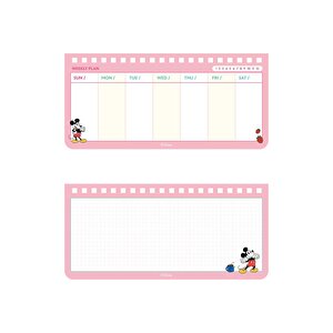 Disney Lisanslı Mickey Haftalık Planlayıcı – Düzenleyici 60 Sayfa 22 Cm