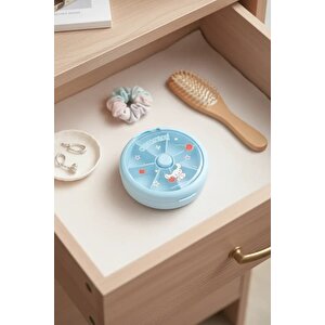 Sanrio Lisanslı Cinnamoroll Saklama Kutusu – Kapaklı Masa Üstü Organizer