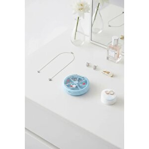 Sanrio Lisanslı Cinnamoroll Saklama Kutusu – Kapaklı Masa Üstü Organizer