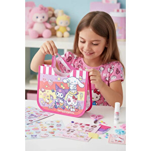 Sanrio Lisanslı Tatlı Serisi Diy Kendin Yap Çapraz Çanta Seti – Kişiselleştirilebilir Tasarım Ve Dayanıklı Pvc Naylon Malzeme Aktivite Seti 55 Cm
