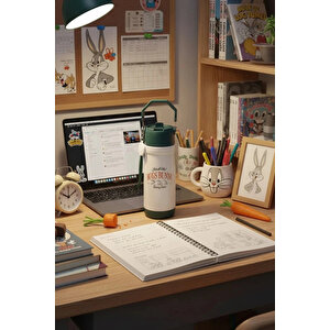 Bugs Bunny Lisanslı Retro Serisi Tutacaklı Ve El Askılı Termos 550 Ml