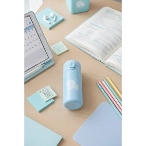 Lisanslı Hayvan Serisi Isı Yalıtımlı Şişe 300 Ml – Mavi