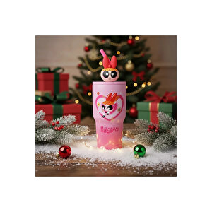 Powerpuff Girls Lisanslı Blossom Termos 900 Ml – Pipetli Paslanmaz Çelik