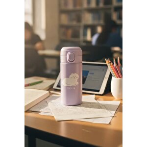 Lisanslı Hayvan Serisi Isı Yalıtımlı Şişe 300 Ml – Mor