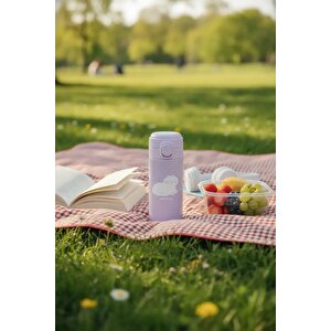 Lisanslı Hayvan Serisi Isı Yalıtımlı Şişe 300 Ml – Mor