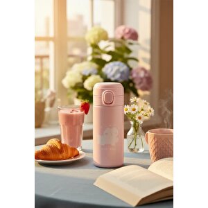 Lisanslı Hayvan Serisi Isı Yalıtımlı Şişe 300 Ml – Pembe