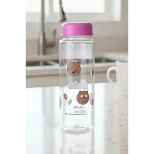 We Bare Bears Lisanslı Boz Ayı Su Şişesi – Hafif Ve Dayanıklı Çocuk Matarası 500 Ml