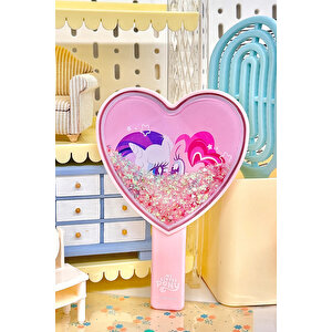 My Little Pony Lisanslı Kalp Şekilli Simli El Aynası