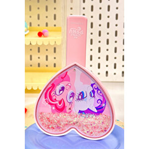 My Little Pony Lisanslı Kalp Şekilli Simli El Aynası