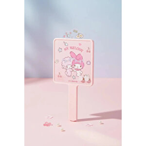 Sanrio Lisanslı Kare El Aynası Ergonomik Tasarım 22 Cm