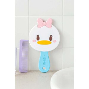 Disney Lisanslı Tsum Tsum Daisy El Aynası – Makyaj Ve Bakım İçin Kompakt Tasarım 9 Cm