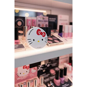 Sanrio Lisanslı Hello Kitty Çift Taraflı Katlanabilir Kompakt Cep Aynası