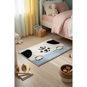Lisanslı Tutogou Serisi Paspas – Mavi Renkli 60x40 Cm Ev Banyo Giriş Paspası