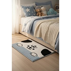 Lisanslı Tutogou Serisi Paspas – Mavi Renkli 60x40 Cm Ev Banyo Giriş Paspası