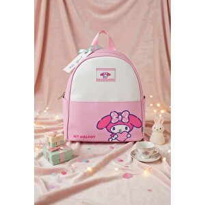Sanrio Lisanslı My Melody Küçük Sırt Çantası Açık Pembe – 29 Cm