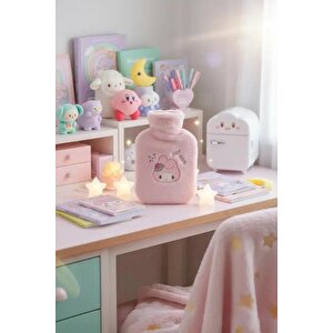 Sanrio Lisanslı My Melody Peluş Kaplı Sıcak Su Torbası – Yumuşak Dokulu Konforlu Termofor