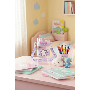 We Bare Bears Lisanslı Omuz Askılı Plastik Şişe 560ml - Kutup Ayısı Tasarımlı Şık İçecek Arkadaşı