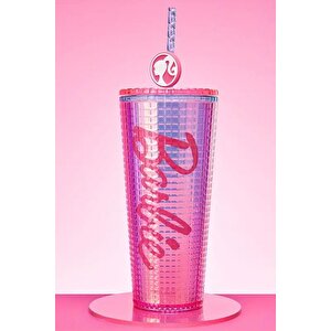 Barbie Lisanslı Çift Cidarlı Pipetli Şişe (775ml)