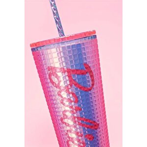 Barbie Lisanslı Çift Cidarlı Pipetli Şişe (775ml)