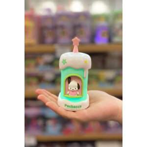 Sanrio Lisanslı Pochacco Mum Figürlü Gece Lambası – Pastel Yeşil Dekoratif