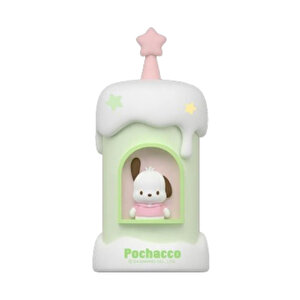Sanrio Lisanslı Pochacco Mum Figürlü Gece Lambası – Pastel Yeşil Dekoratif