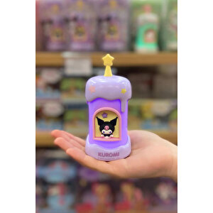 Sanrio Lisanslı Kuromi Mum Figürlü Gece Lambası – Dekoratif Aydınlatma