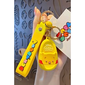 Disney Lisanslı Tsum Tsum Serisi Mini Terlik Figürlü Silikon Çanta Süsü Ve Anahtarlık