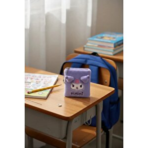 Sanrio Lisanslı Kuromi Koleksiyonu Kolyeli Peluş Defter (64 Yaprak) – Zincirli & Taşınabilir