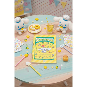 Sanrio Lisanslı Cinnamoroll Retro Koleksiyonu A4 Spiral Telli 60 Sayfa Defter