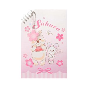 Disney Lisanslı Sakura Sezonu Stitch Ve Angel Tel Ciltli 50 Sayfa Spiral Defter