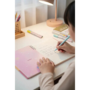Sanrio Lisanslı Hello Kitty B5 Telli Defter 36 Yaprak 18 Cm