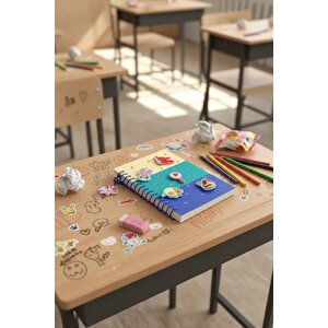 Disney Zootropolis Lisanslı A5 Oluklu Sert Kapak Defter 80 Yaprak 20.5 Cm