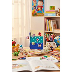 Disney Zootropolis Lisanslı A5 Oluklu Sert Kapak Defter 80 Yaprak 20.5 Cm