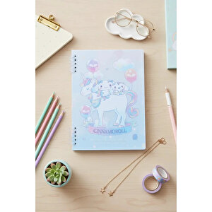 Sanrio Lisanslı Cinnamoroll B5 Telli Defter 36 Yaprak 18 Cm