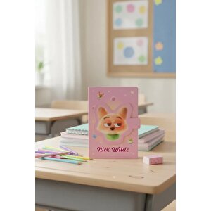 Disney Zootropolis Lisanslı A5 3d Figürlü Manyetik Defter Nick Wilde 20.5 Cm