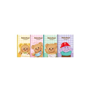Lisanslı Butterbear Serisi A5 Defter Çizgili Sayfa Yapısı 21 Cm