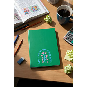 Lisanslı Yaz Renkleri Serisi Yumuşak Ciltli Defter 80 Yaprak Renkli Kapak A5