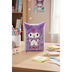 Sanrio Lisanslı Kuromi 3d Peluş Defter A5 (80 Yaprak) – Yumuşak Kapaklı