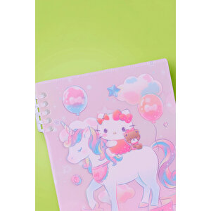 Sanrio Lisanslı Hello Kitty A5 Telli Defter 48 Yaprak 15 Cm
