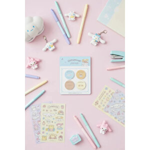 Sanrio Lisanslı Cinnamoroll Yuvarlak Yapışkan Mini Notlar – 80 Yaprak