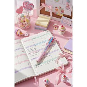 Sanrio Lisanslı My Melody Tatlı Fabrikası 4 Renkli Kalem 14,5 Cm – Pratik Tasarım
