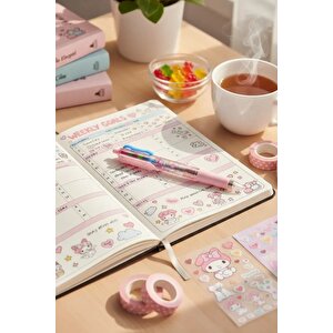 Sanrio Lisanslı My Melody Tatlı Fabrikası 4 Renkli Kalem 14,5 Cm – Pratik Tasarım