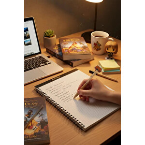 Harry Potter Lisanslı Canavar Kitap Metal Figürlü Kristal Taşlı Tükenmez Kalem – Siyah Mürekkep 16 Cm