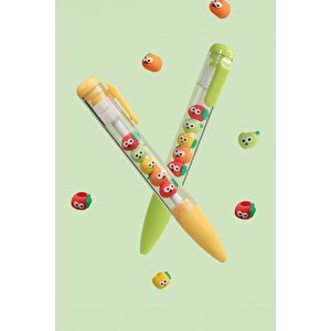 Miniso Lisanslı Fruit Baby Boncuklu Jel Kalem 0,5 Mm – Siyah Mürekkepli Tekli